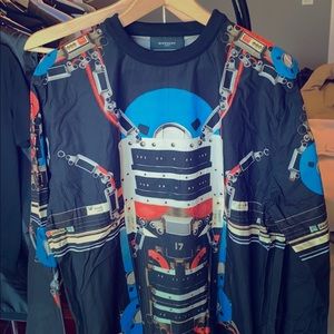 Robot-Print Crewneck Givenchy Sweatshirt